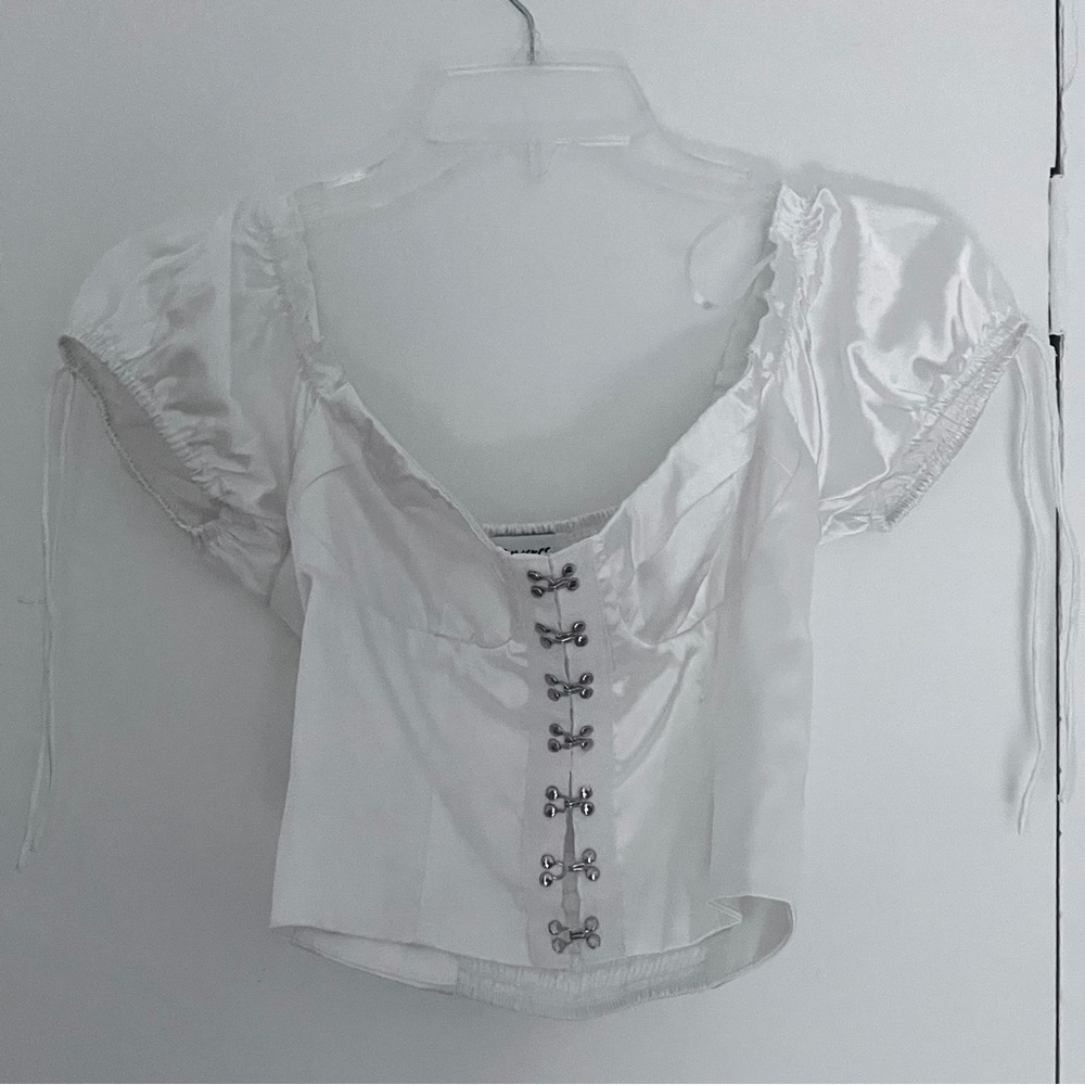 PRINCESS POLLY white corset top